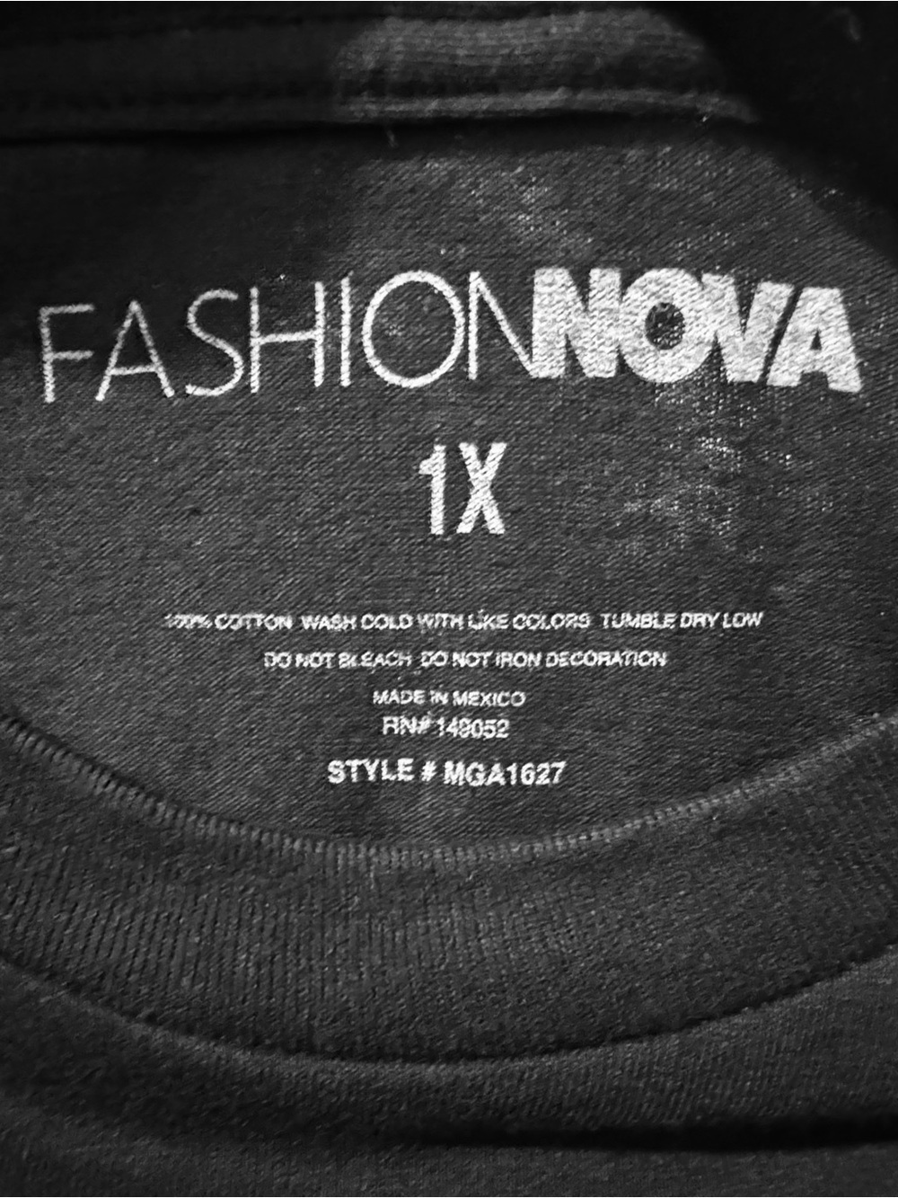 Fashion Nova Black Graphic Short Sleeve Tee - Picture 5 of 7